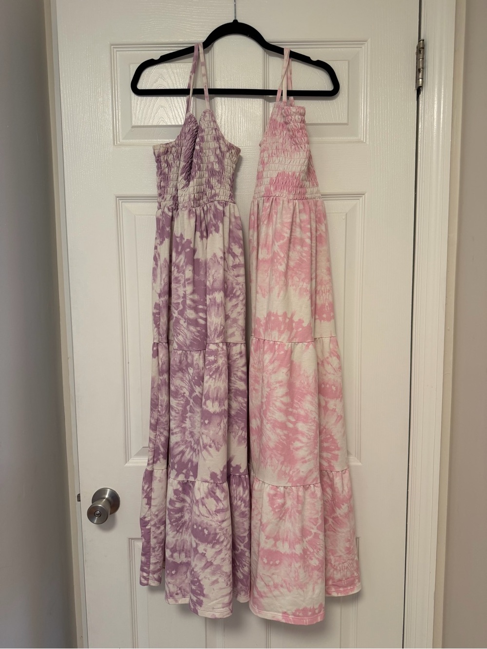 32 Degrees Girls Tie-Dye Maxi Dress - Pink & Purple